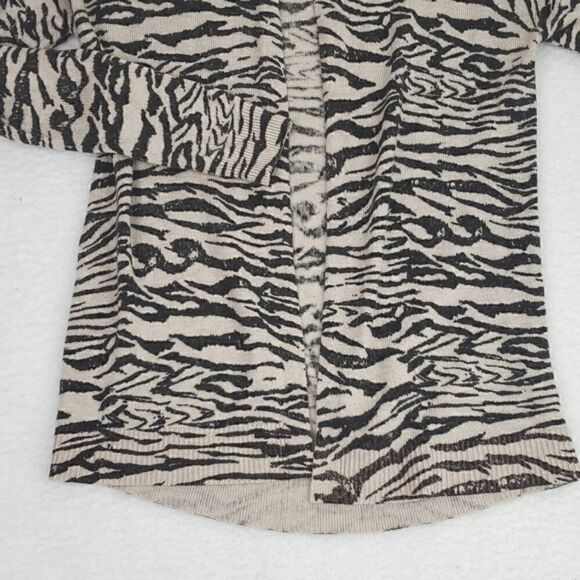 H&M Zebra Print Light Open Cardigan Size XS - Picture 8 of 16